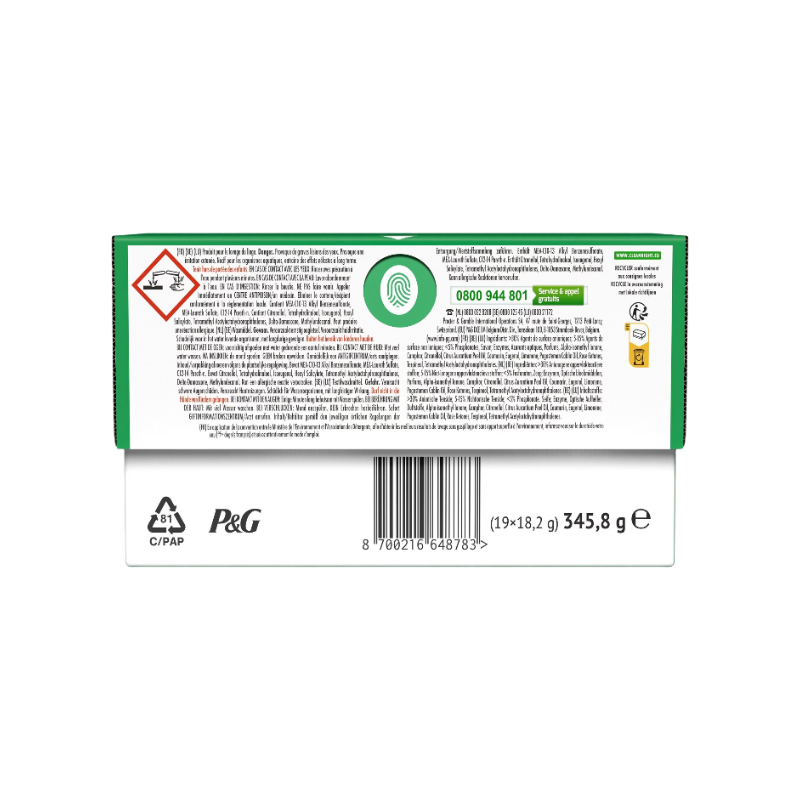ARIEL Capsules 3-en-1 Original 19 doses 345,8g