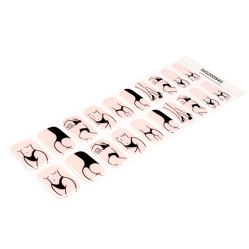 MeoMagic 14-252 Autocollants gel pour ongles - 20 pièces