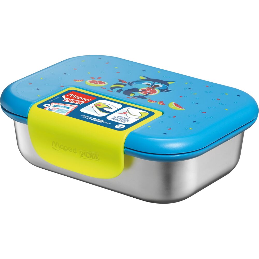 Maped Picnik Boîte à Repas en Acier Inoxydable – 900 ml Bleu