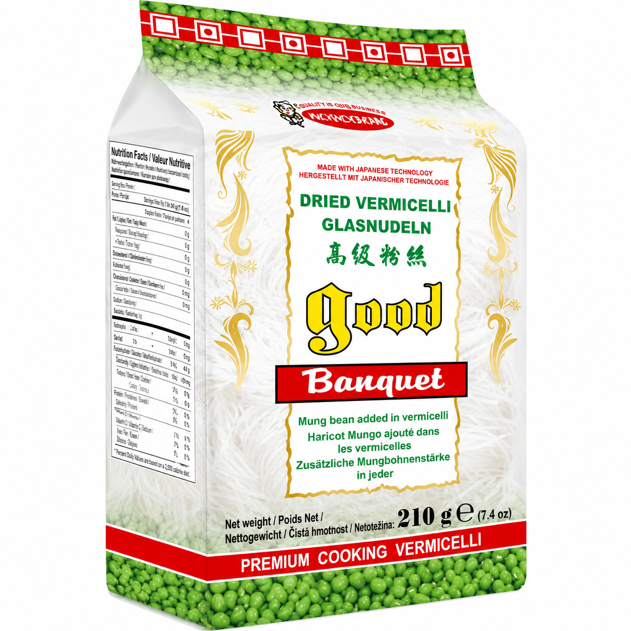 Acecook Vermicelles enrichis en haricot mungo - 210 g