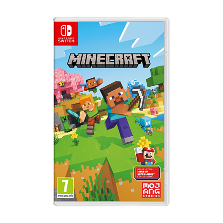Nintendo Minecraft - Jeu Nintendo Switch - Version française - Super Mario Mash-Up inclus