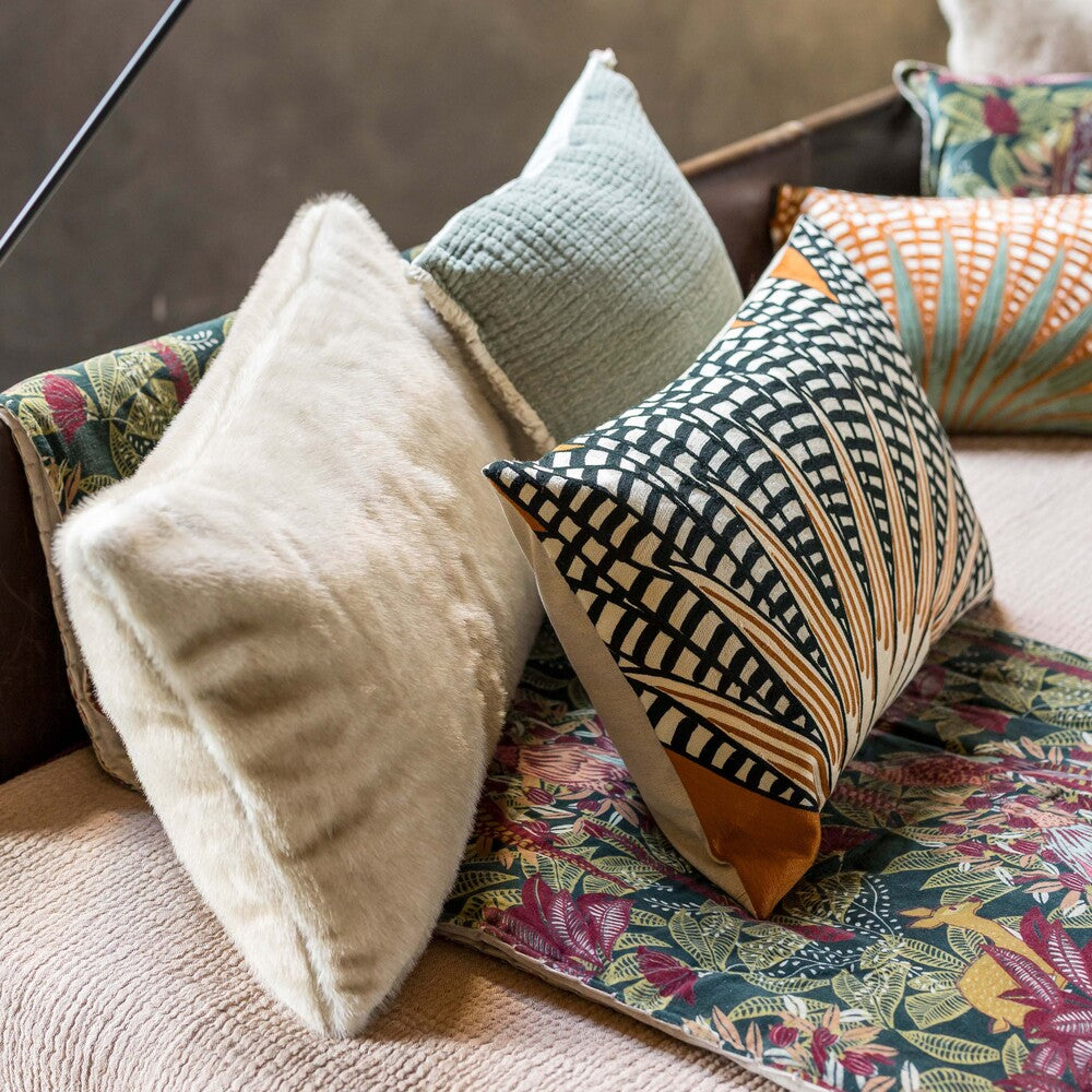 Housse de coussin liwen naturel