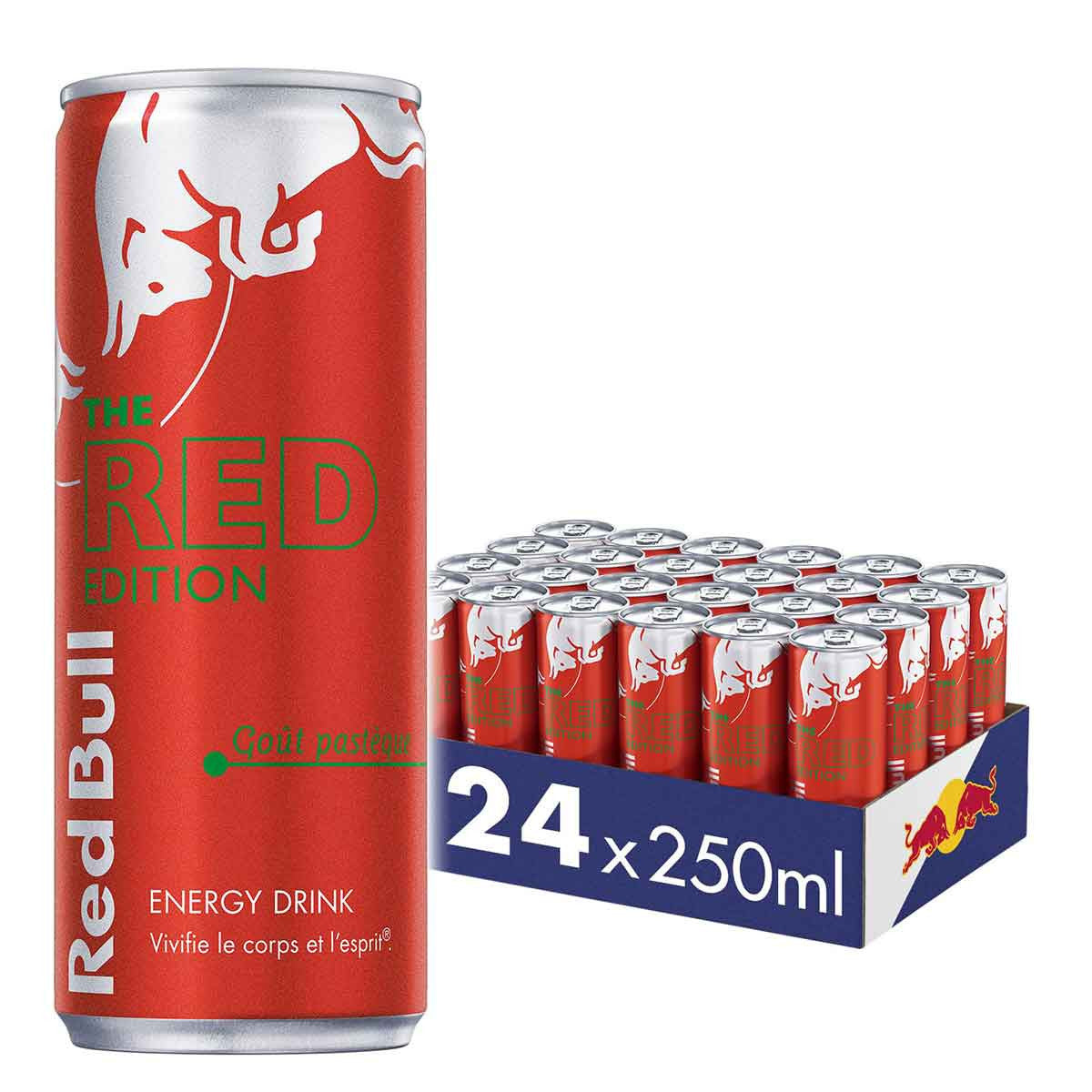RED BULL Boisson énergisante Watermelon Pack de 24 x 25cl