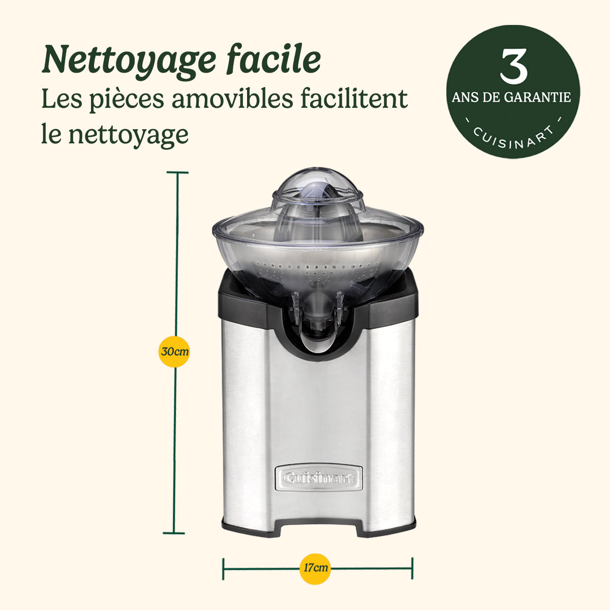 Cuisinart Presse-agrumes électrique CCJ210E