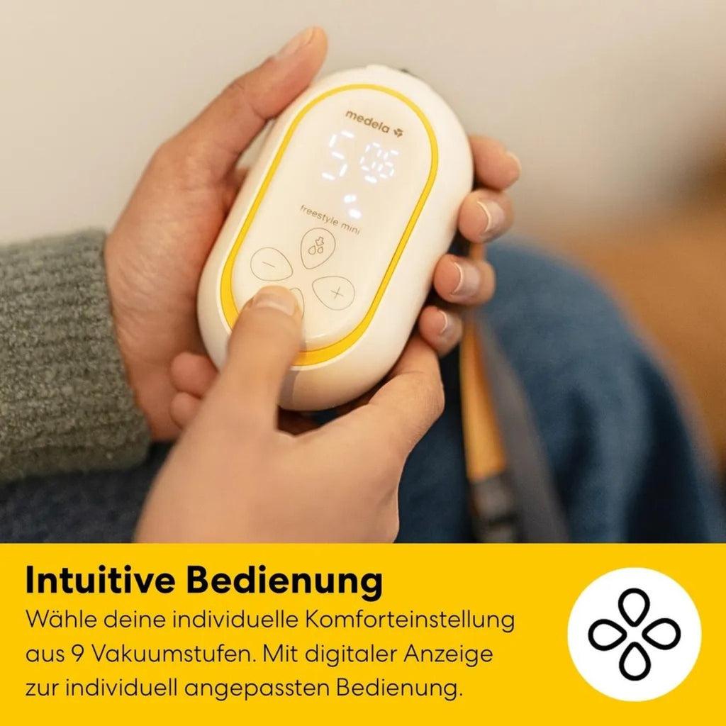 MEDELA Freestyle Mini Hands-Free - Tire-lait électrique double, coquille 24 mm