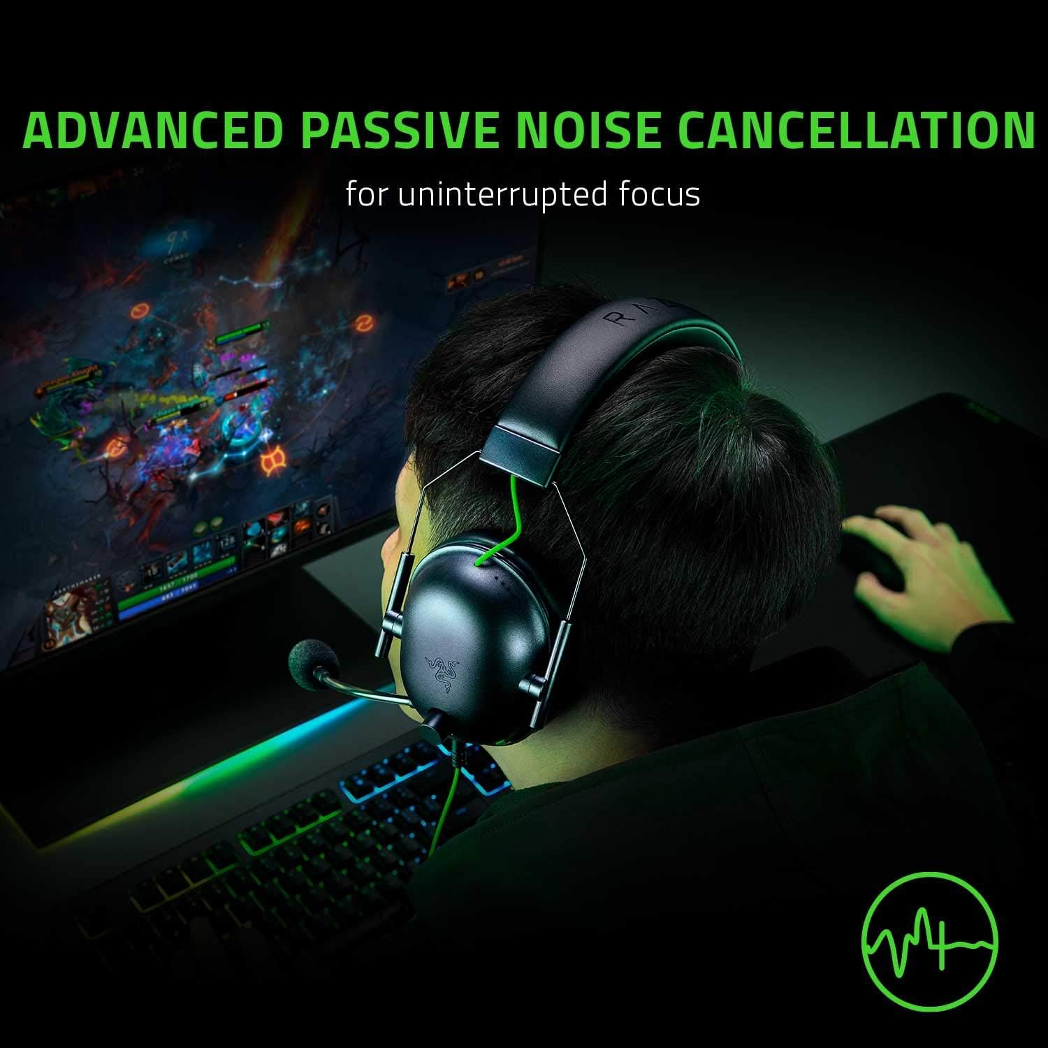 Razer BlackShark V2 X Casque Gaming filaire - License Xbox - Noir