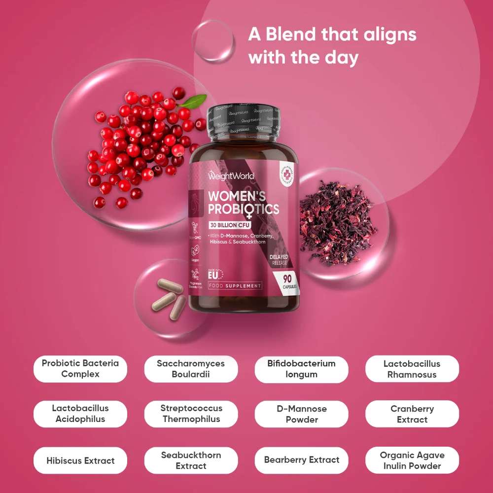 WeightWorld Probiotiques pour femmes 90 gélules