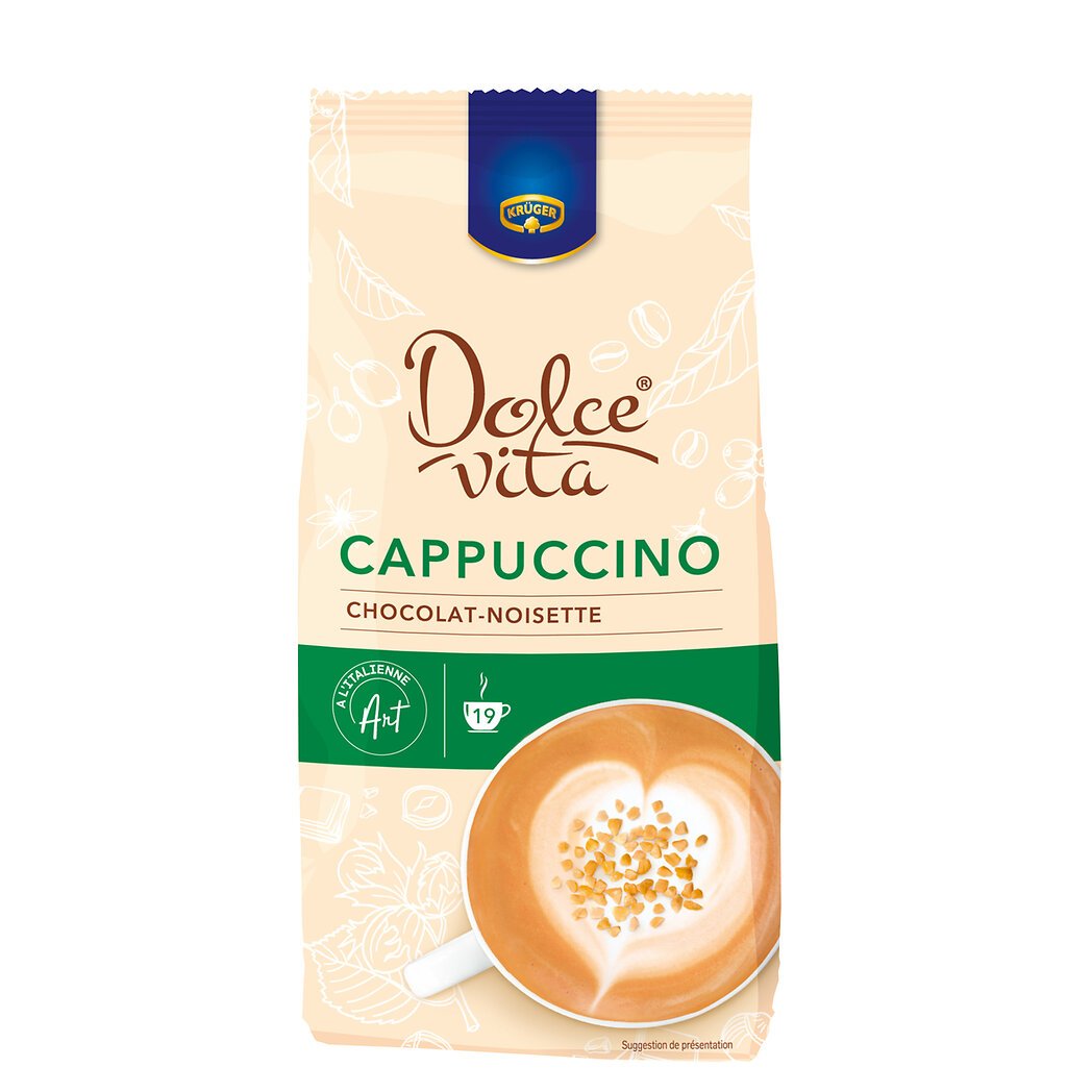 DOLCE VITA Cappuccino chocolat-noisette - 380 g