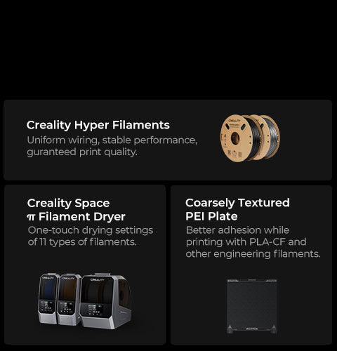 &Creality K1C 2025 Imprimante 3D - Haute vitesse 600 mm/s, Nivellement automatique, Extrudeur direct robuste anti-blocage | Avec caméra IA, Impression à 300 °C, Mode silencieux