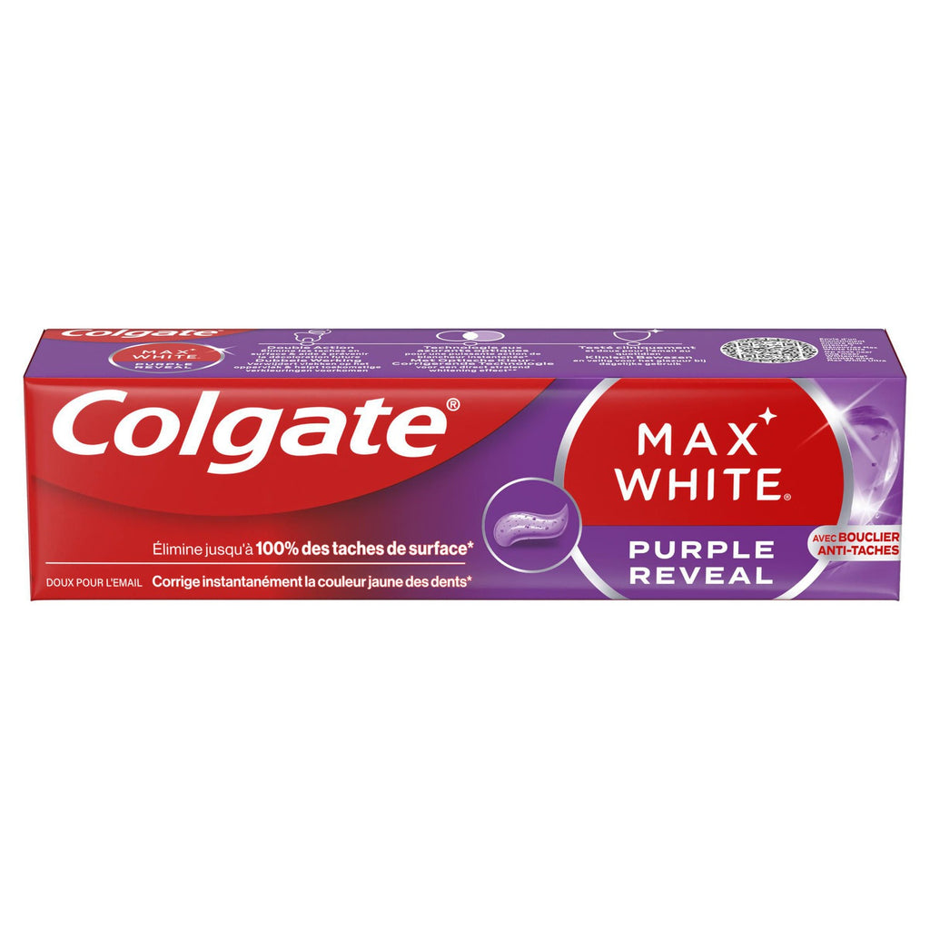 Colgate Dentifrice Blancheur Max White Purple Reveal 75 ml