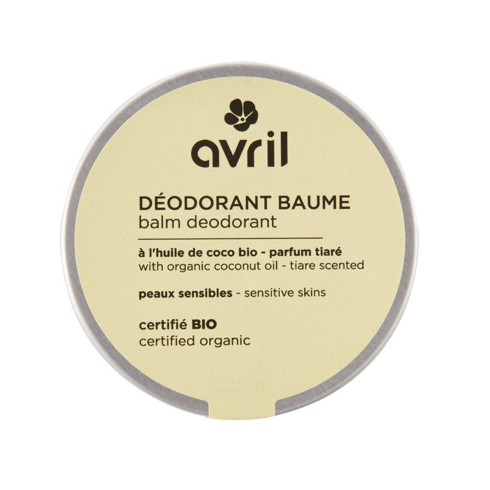 AVRIL BAUME DEODORANT PEAUX SENSIBLES TIARE 85g
