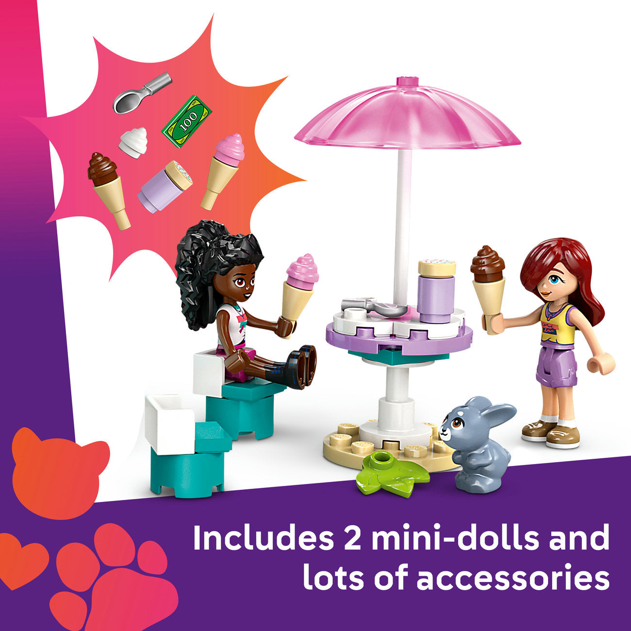 LEGO Friends Ensemble de Construction Camion de Glaces Heartlake City