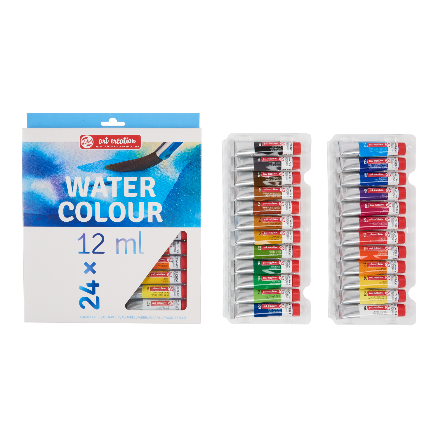 Talens Art Creation Coffret d'aquarelle 24 x 12 ml