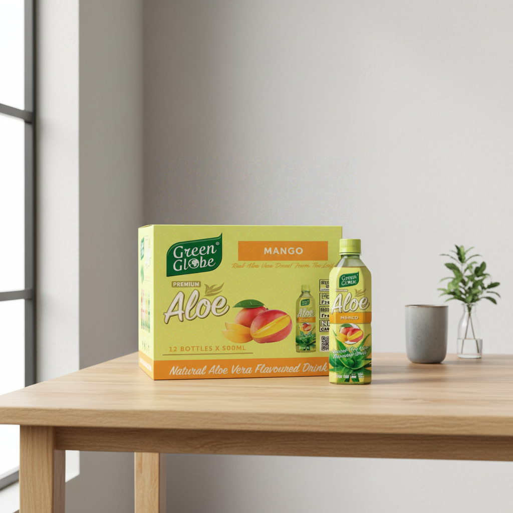 OKF Boisson à l’aloe vera saveur mangue - 20 x 500 ml