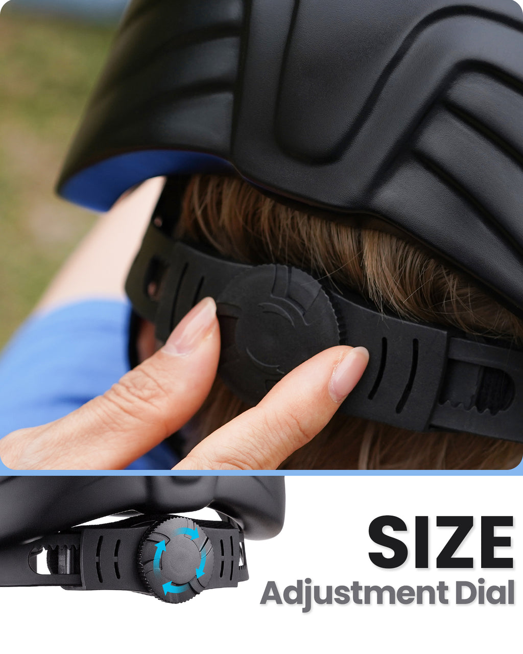 OutdoorMaster Ibex casque de vélo pour enfants et adolescents, convient aux draisiennes et vélos d'équilibre pour tout-petits, modèle dinosaure bleu, taille S