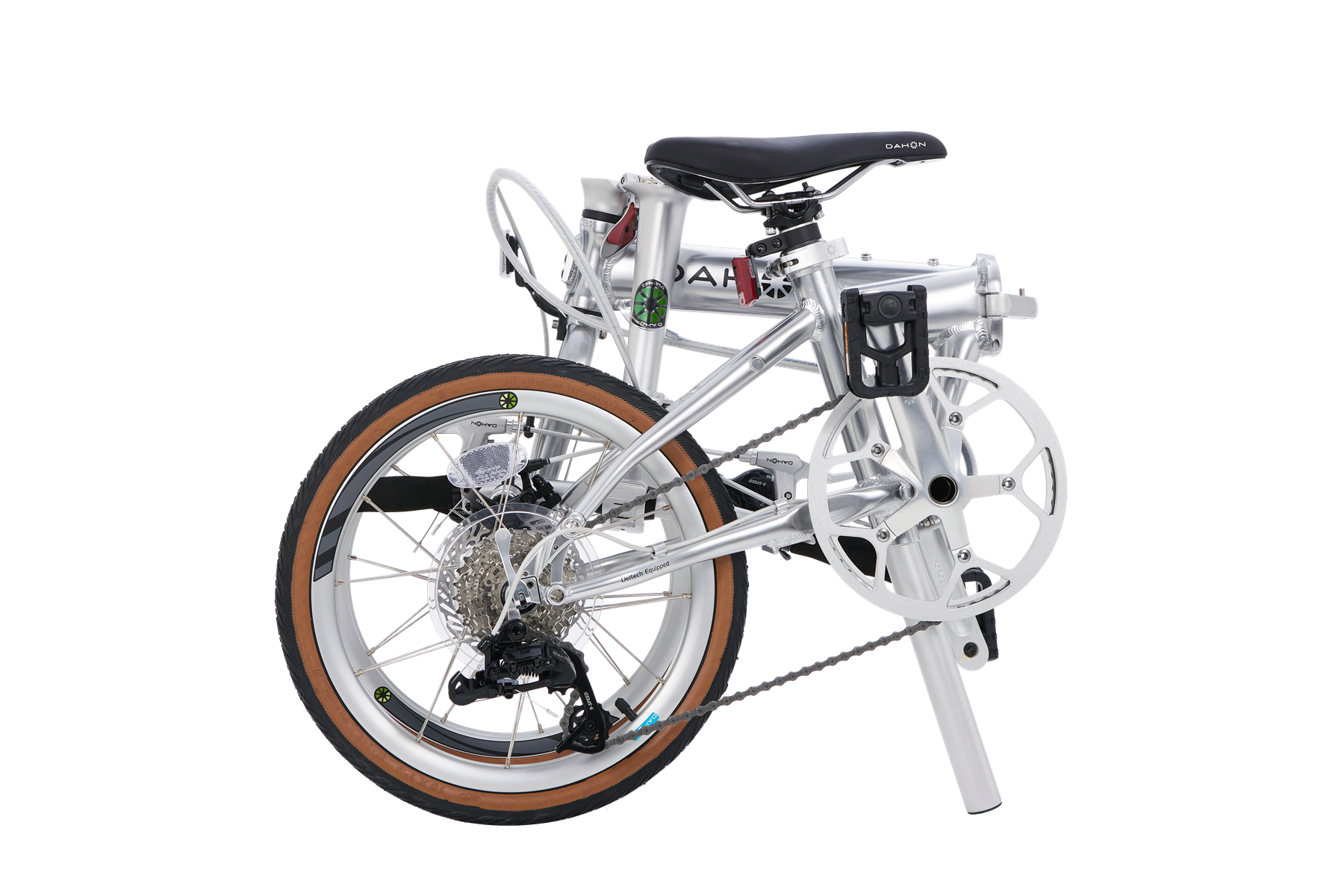 DAHON Vélo pliant K9 Argent vif pneu 16 po (349)