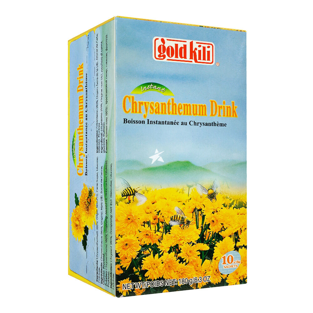 GOLD KILI Boisson Instantanée Miel et Chrysanthème 18gx10