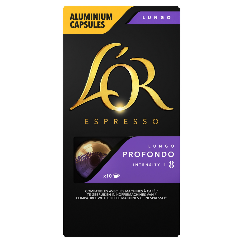 L'OR Capsules Espresso Lungo Profondo compatible Nespresso x10
