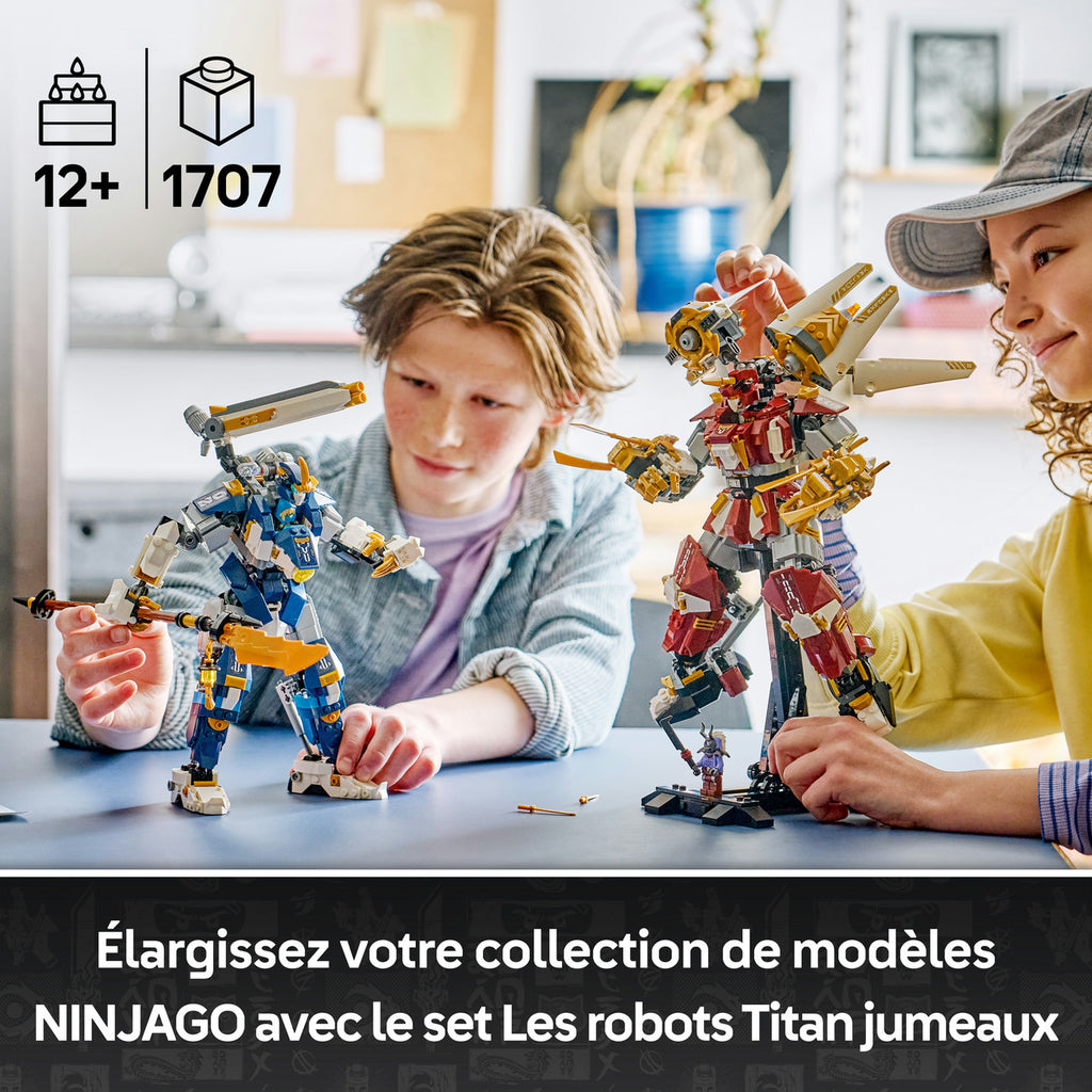 LEGO Ninjago 71870 Les robots Titan jumeaux