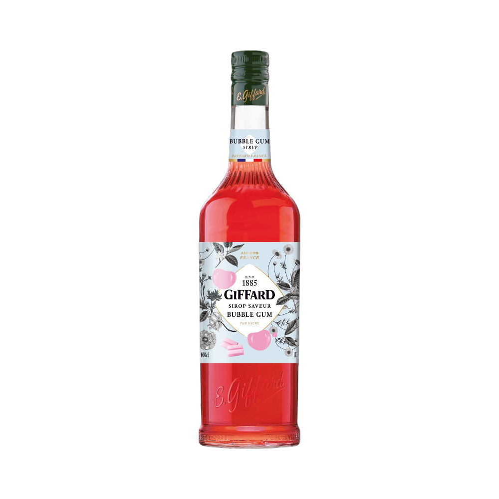 GIFFARD Sirop saveur bubble gum pur sucre - 1 L