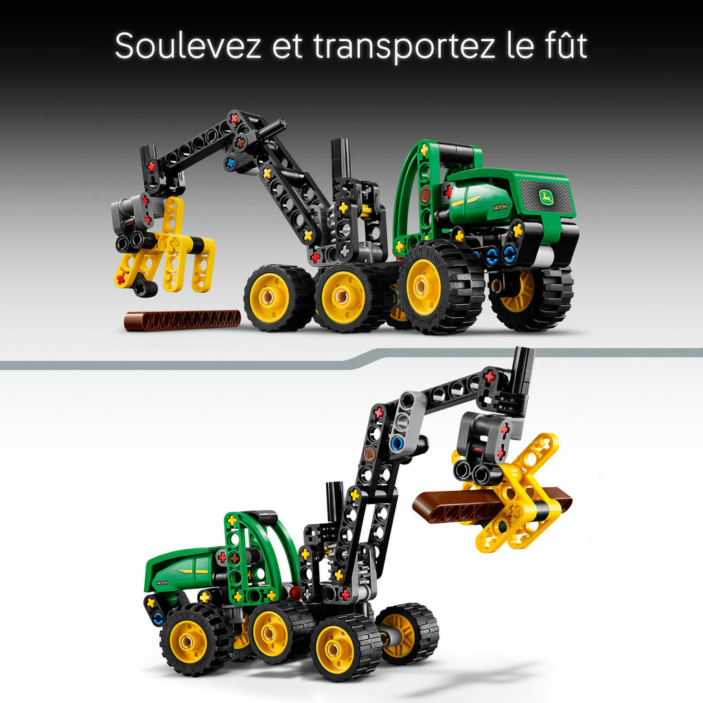 LEGO Technic 42218 Abatteuse forestière à roues John Deere 1470H