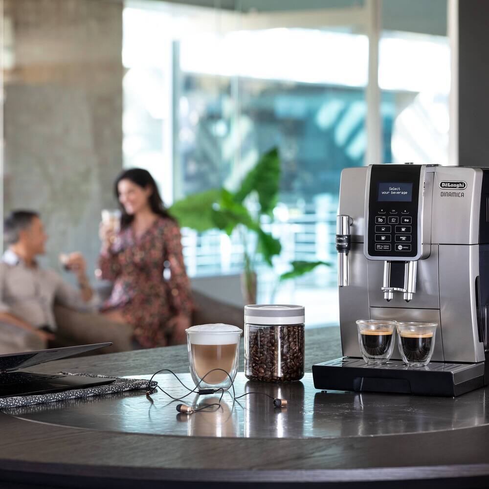 DE‘LONGHI Dinamica, Machine Expresso Automatique, ECAM350.35.SB, Silver