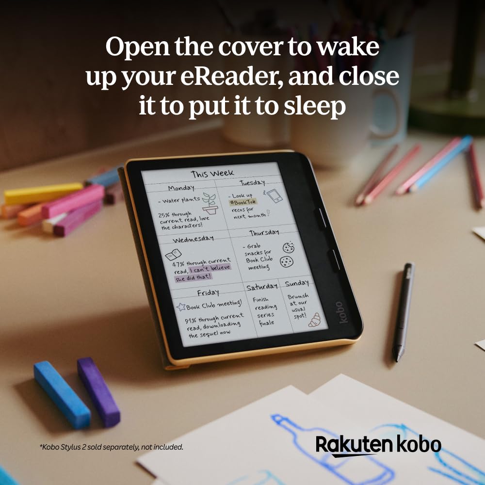 Kobo SleepCover Étui pour Kobo Libra Colour - Noir