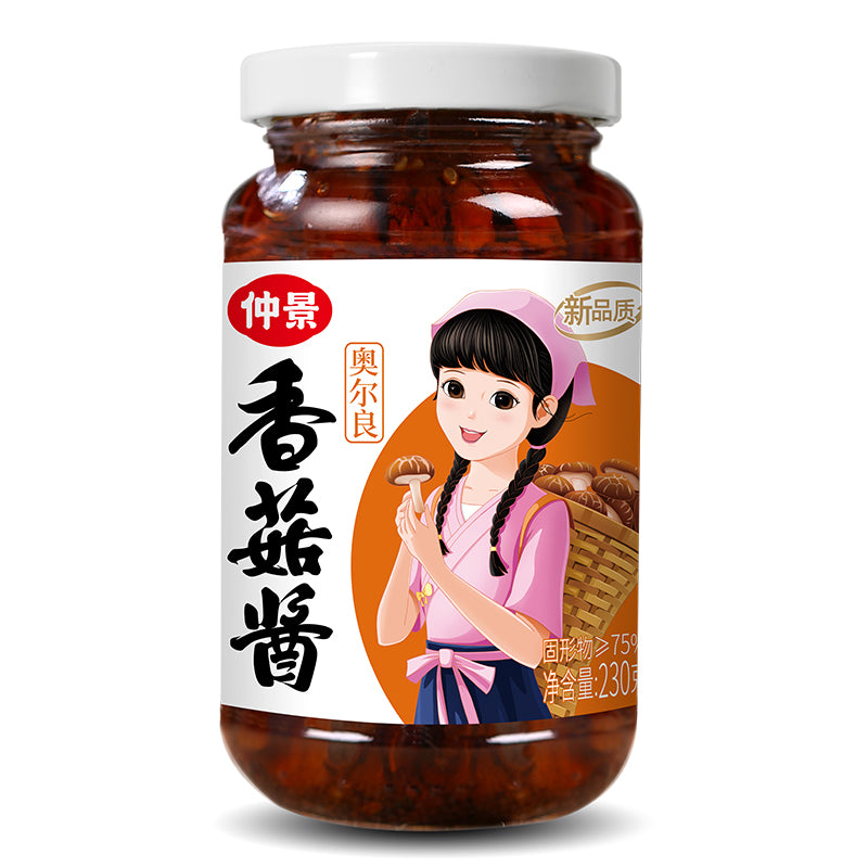 Zhongjing Sauce aux champignons Saveur Orléans 230 g