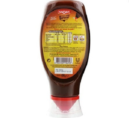 AMORA Sauce Barbecue Flacon Souple, 490 g