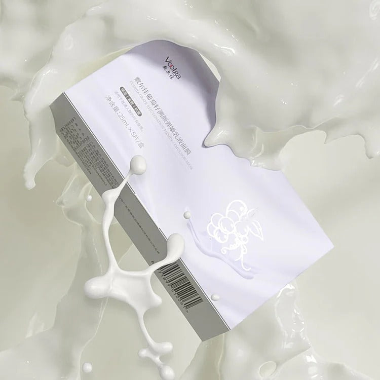 VOOLGA Masque élastifiant revitalisant aux pépins de raisin 5 pièces/boîte