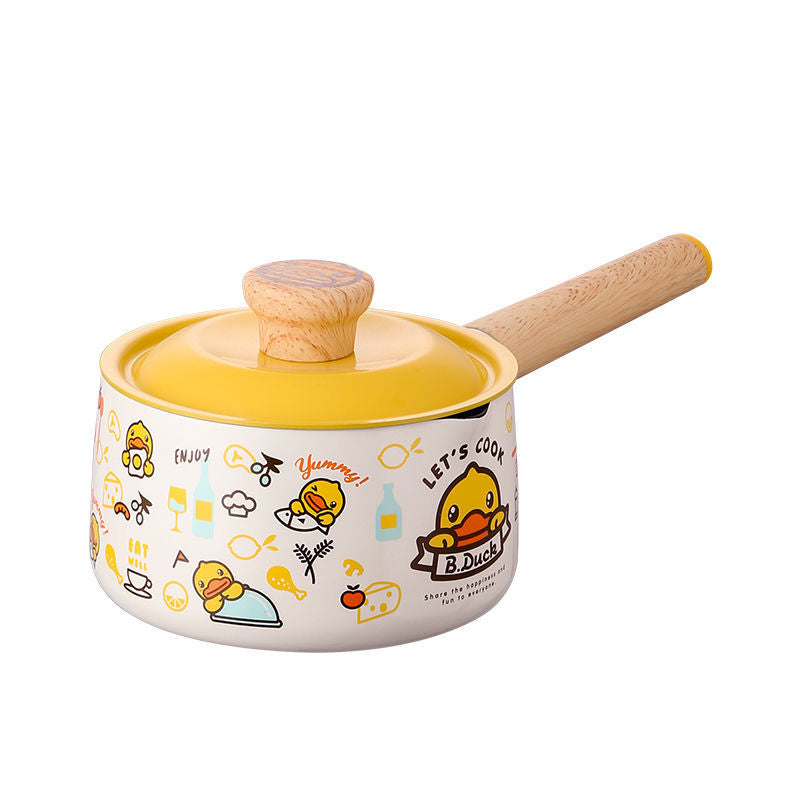 COOKER KING x B.DUCK Casserole à sauce Antiadhésive Anti-débordement Tous feux 16 cm