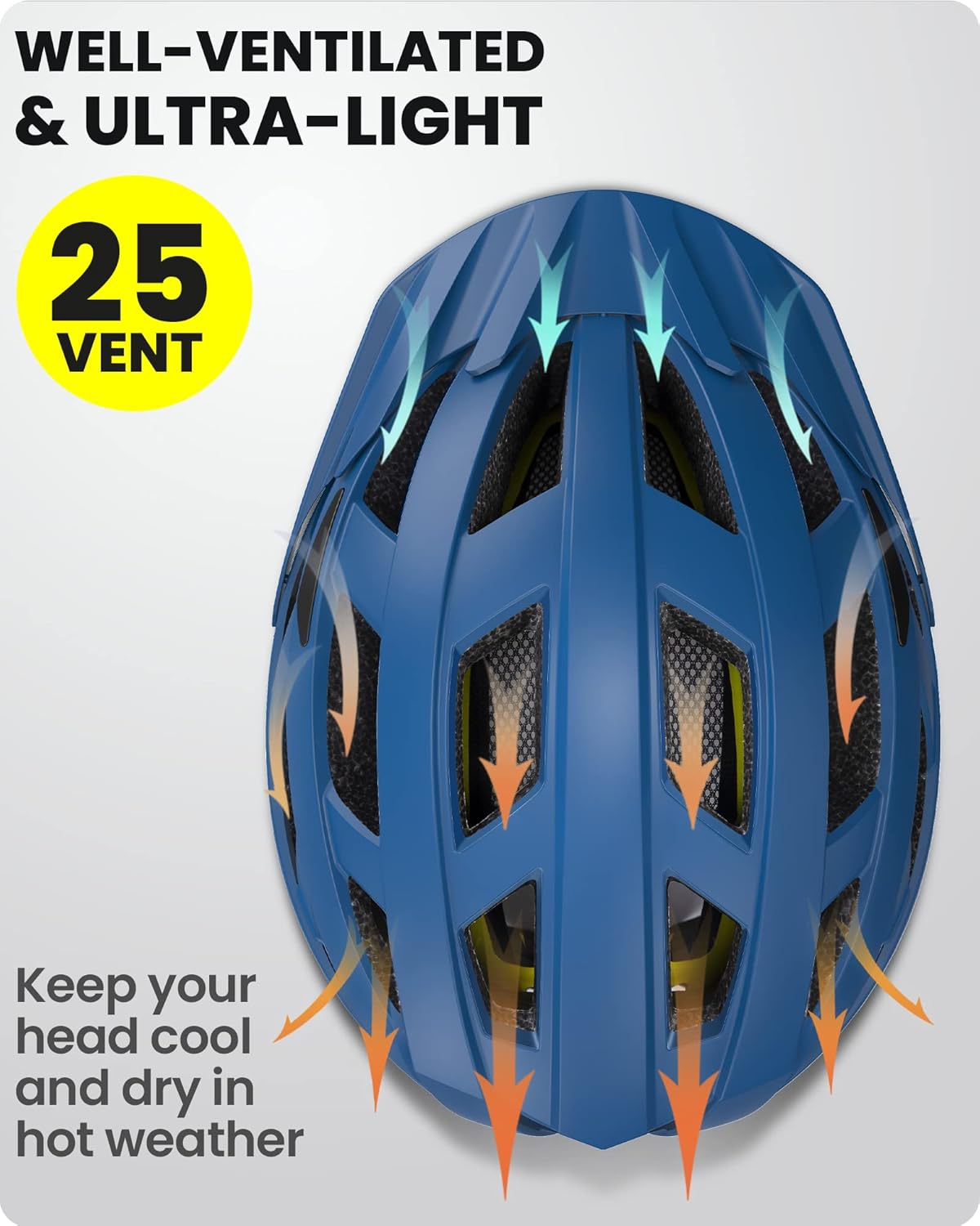 OutdoorMaster MIPS Gem I Casque de vélo de loisir adulte - Chaussée Bleu océan, M