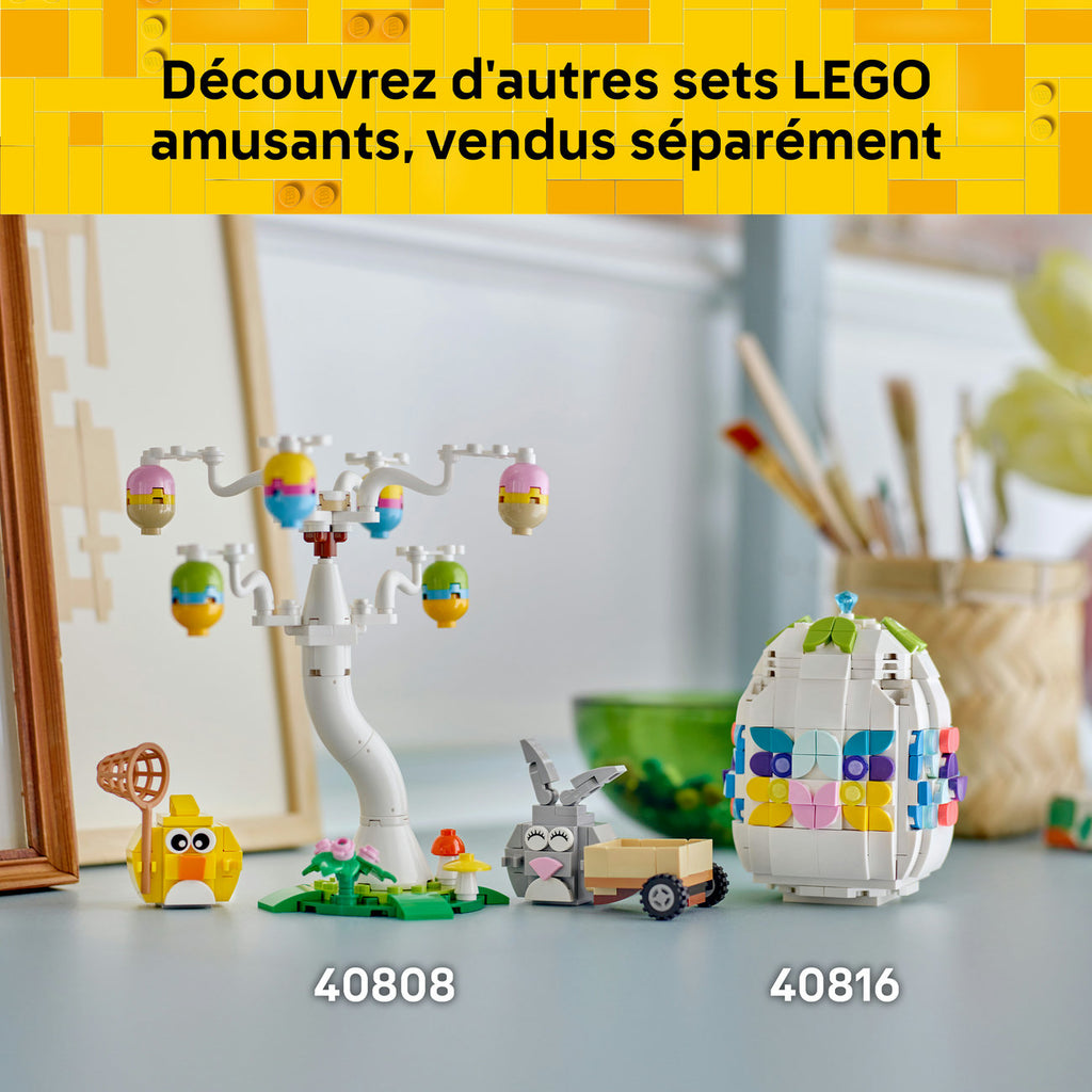 LEGO Iconic 40816 L’œuf de Pâques décoratif