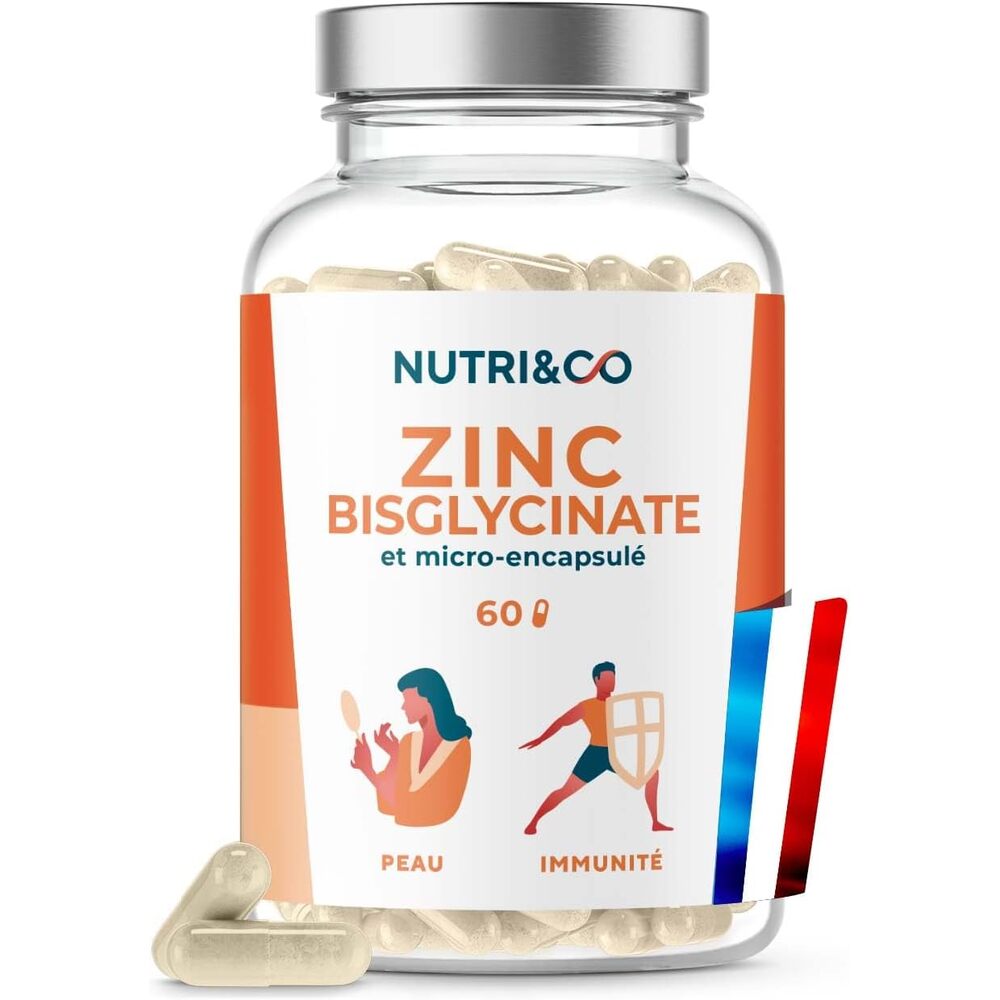 Nutri&Co Zinc bisglycinate - 60 gélules