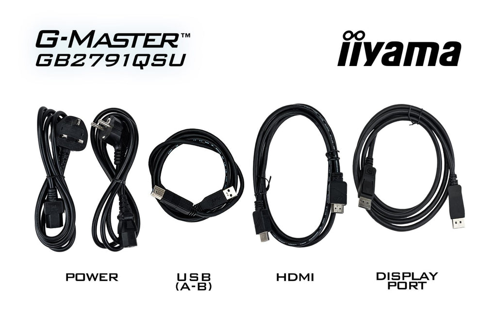 iiyama G-Master Gold Phoenix GB2791QSU-B1 Moniteur d'ordinateur 68,6 cm 2560 x 1440 pixels Wide Quad HD Noir