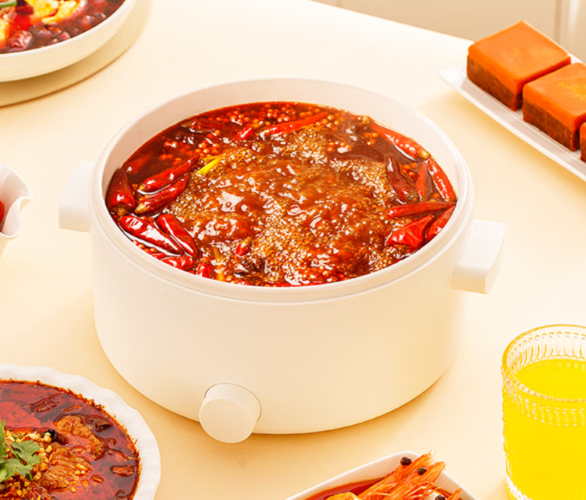Hao Ren Jia Base de fondue chinoise traditionnelle faite main, 360 g
