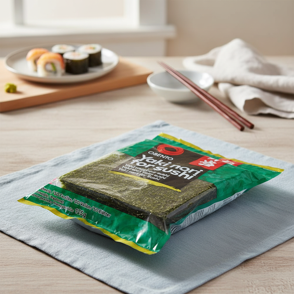 Obento Feuilles d'algues Yaki Nori - 50 pièces / 125 g