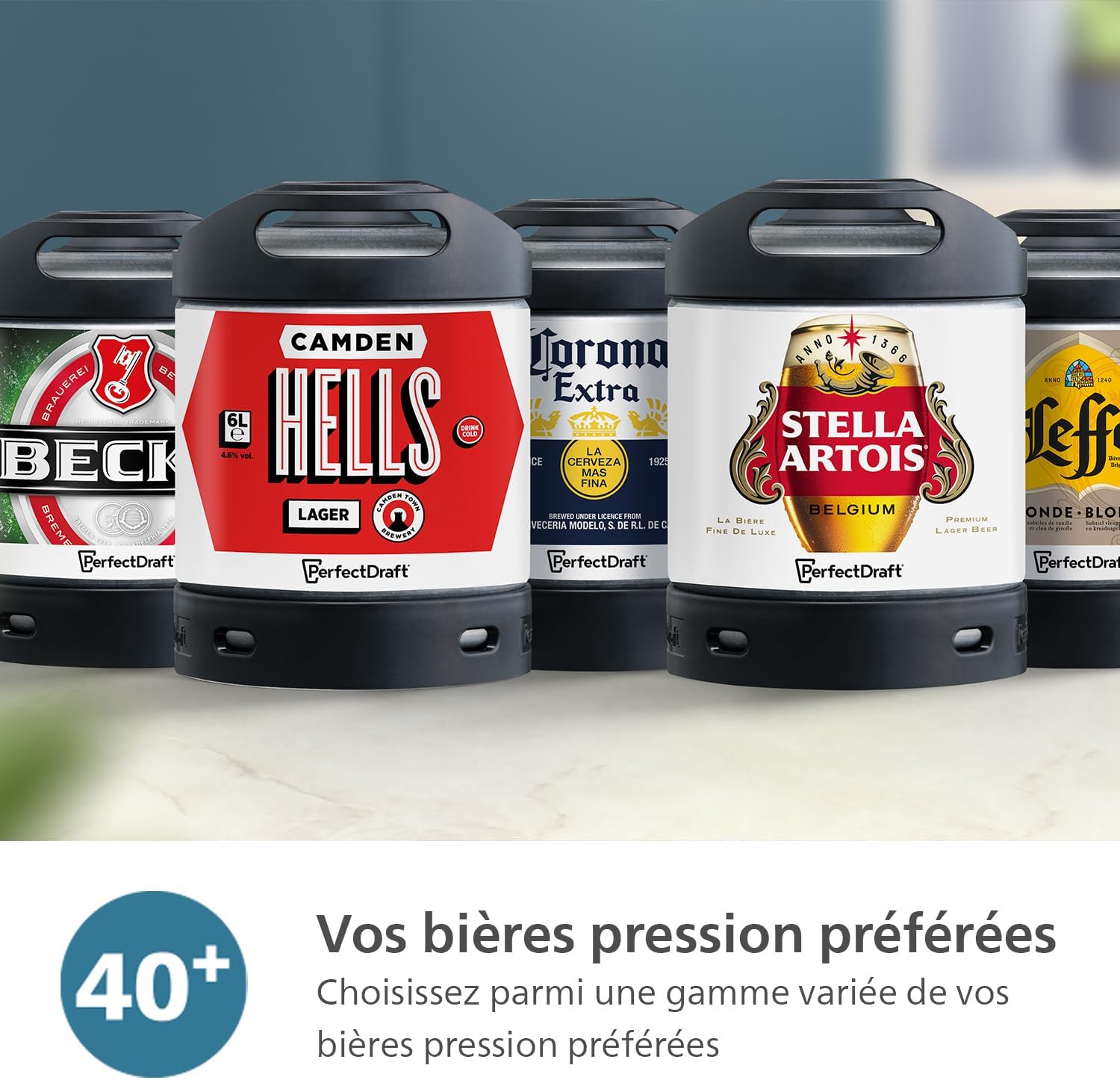 Philips HD3760/90 PerfectDraft Série 5000 Tireuse à bière, noir - 6 L