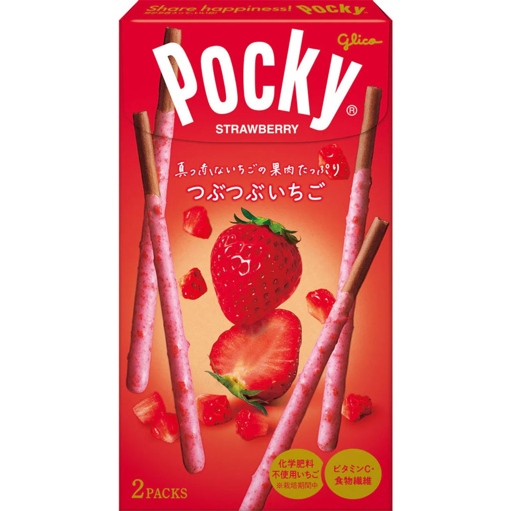 Glico Pocky Biscuits aux éclats de fraise - 55 g
