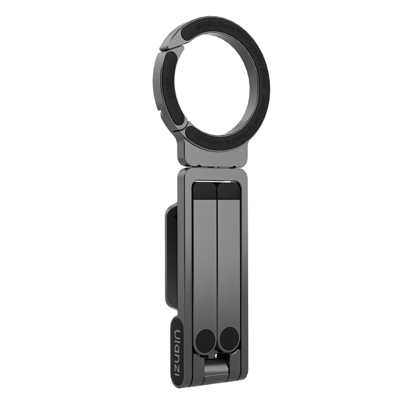 Ulanzi MA38 Trépied magnétique, Compatible MagSafe pour iPhone 12/13/14/15/16/17, Mousqueton MagLock à dégagement rapide, Support pliable en aluminium, Mini perche à selfie portable