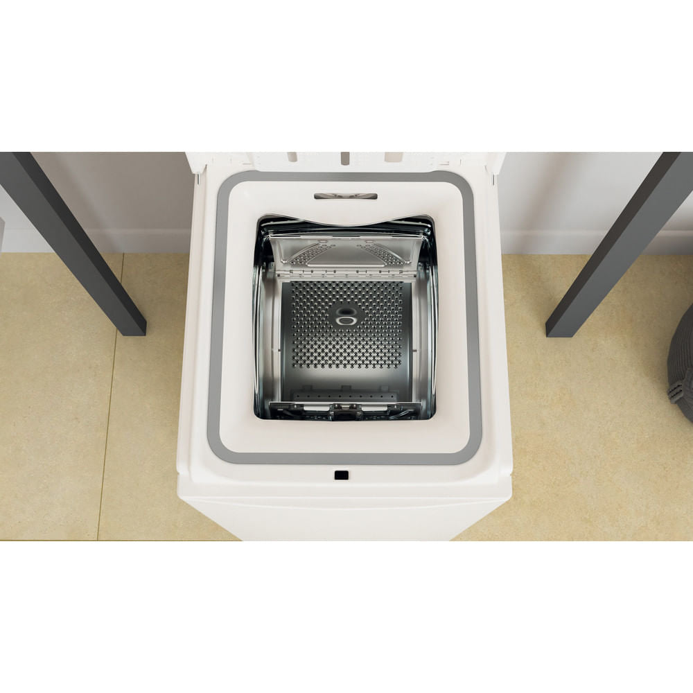 WHIRLPOOL TDLR 6228 Lave-linge top pose libre - 6 kg - 1200 tours/min - Blanc - Classe D