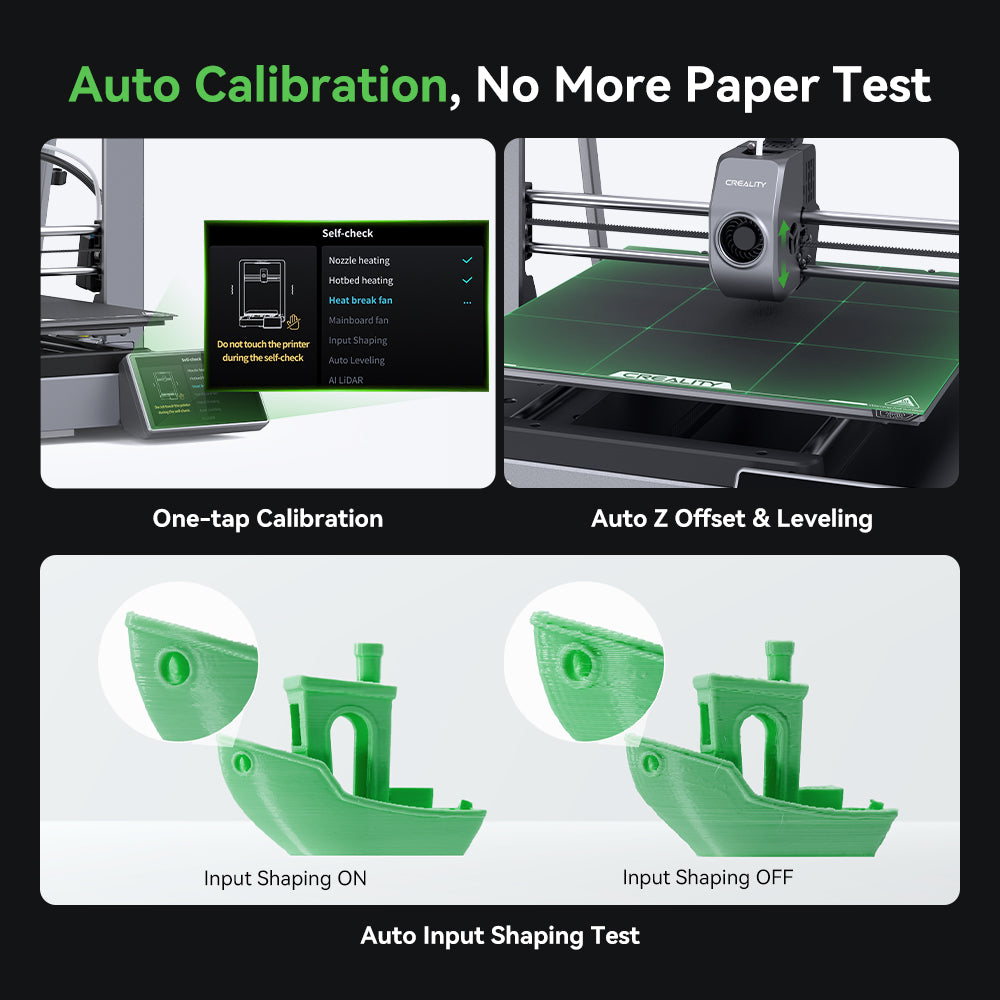 Creality Ender-3 V3 Plus Imprimante 3D CoreXZ 600 mm/s Nivellement automatique Extrudeuse à entraînement direct 300 x 300 x 330 mm