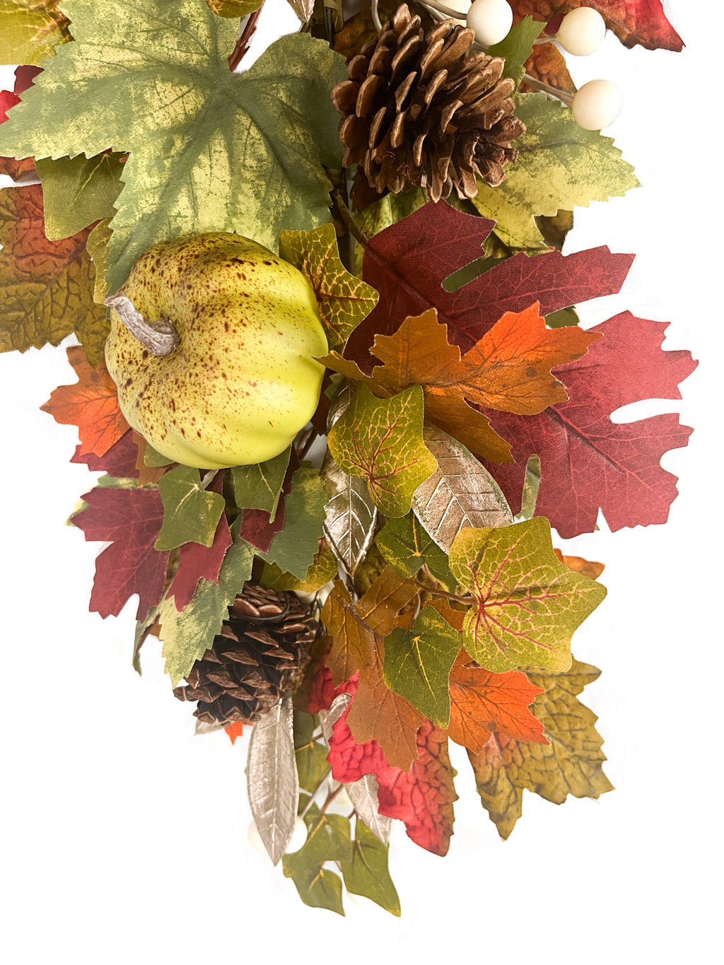 Daisy Darcy 70 cm Guirlande Citrouille d'Automne Matériau Naturel : Pomme de Pin