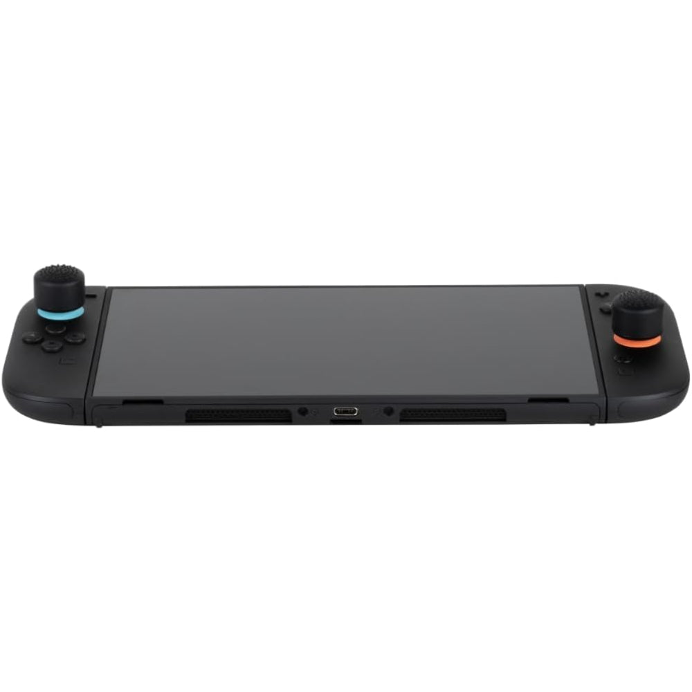 KONIX Pack de 8 capuchons de boutons pour manettes Joy-Con Nintendo Switch 2 - Hauteur réglable - Noir