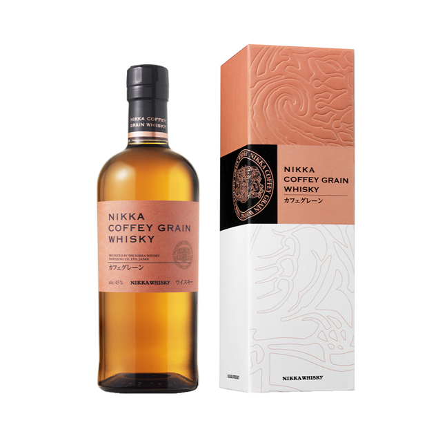 NIKKA - Coffey Grain, avec étui, Whisky Japonais, Single Grain - Notes de Miel & Epices - Origine : Japon/Honshu-Miyagi - 45 % Alcool - 70 cl