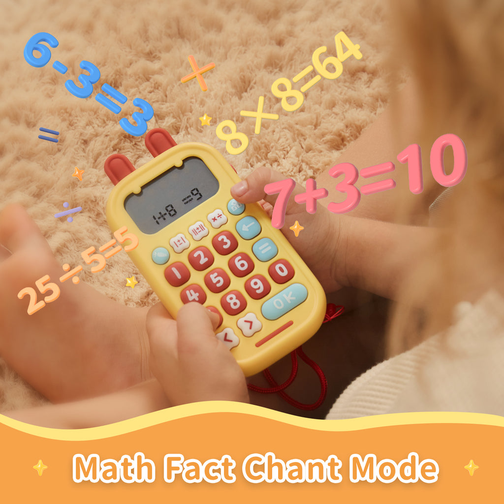 alilo Jeux de mathématiques pour enfants 5 à 12 ans, Jouets de mathématiques pour apprendre l’addition, la soustraction, la multiplication et la division, Jouets éducatifs ludiques portables avec 5 modes, 19 jeux de mathématiques et 50 000 questions