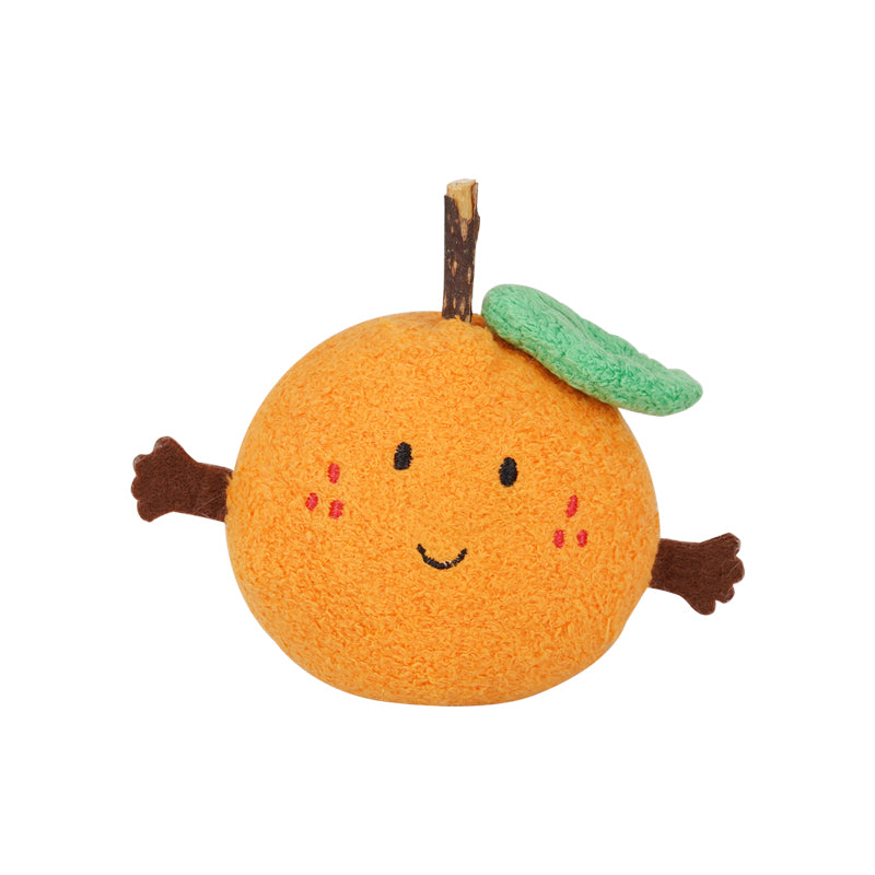zeze Jouet orange à la vigne argentée
