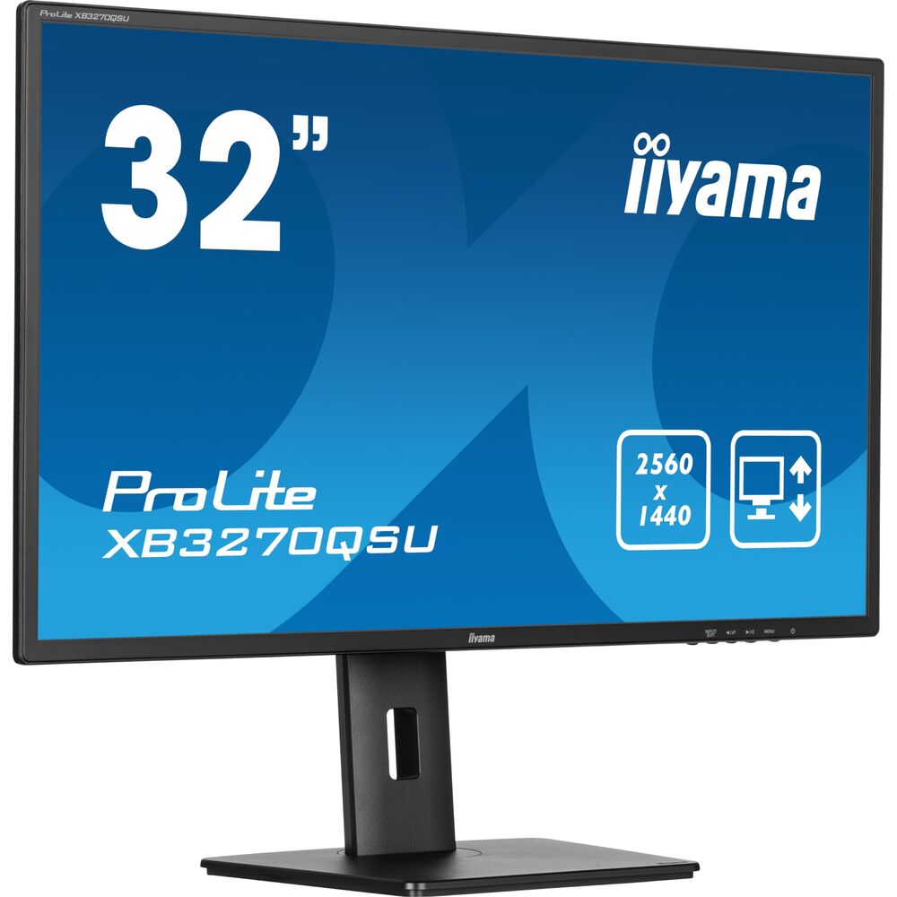 iiyama ProLite XB3270QSU-B1 Moniteur d'ordinateur 80 cm (31,5") 2560 x 1440 pixels Quad HD LED Noir