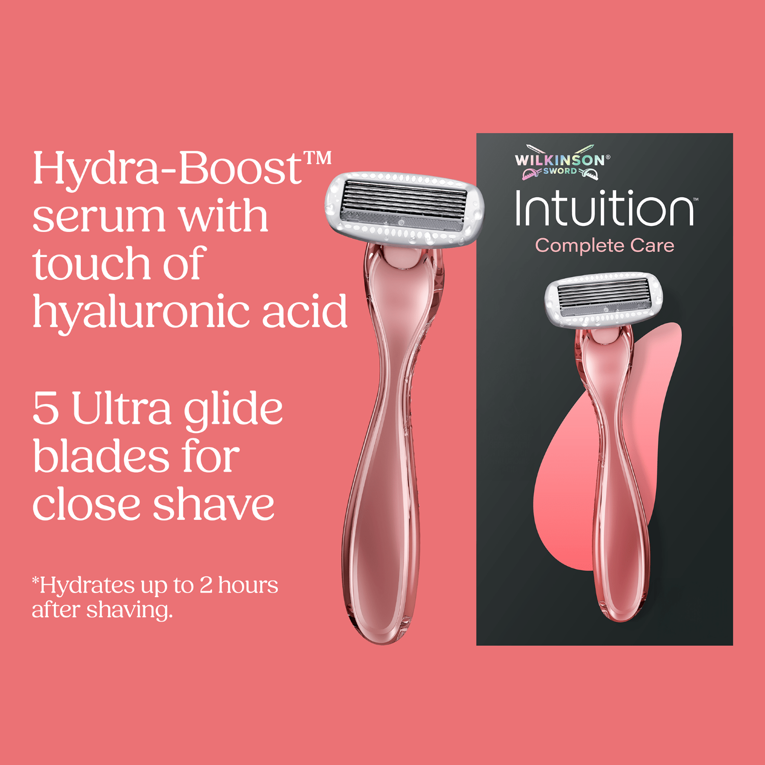 WILKINSON SWORD Intuition Complete Care - Lames de Rasoir Pour Femme - 6 Recharges