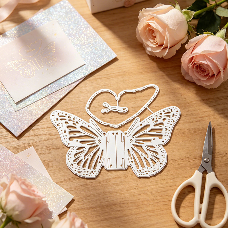 Creative pour papillon dies de découpe en métal gabarit scrapbooking outil de gaufrage cartes en papier album décoration, un papillon et outils